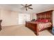 Spacious bedroom features natural light, a ceiling fan, and nice decor at 28549 N Dolomite Ln, San Tan Valley, AZ 85143