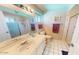 This bathroom showcases an expansive mirror and a glass-enclosed shower at 3215 N Margate Pl, Chandler, AZ 85224