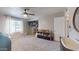 Bright and airy bedroom with ample closet space and a ceiling fan at 3215 N Margate Pl, Chandler, AZ 85224