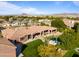 Birds eye view of an elegant home featuring a circular driveway and well manicured landscaping at 3937 E Norcroft Cir, Mesa, AZ 85215