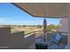 Relaxing balcony with golf course views at 4850 E Desert Cove Ave # 333, Scottsdale, AZ 85254