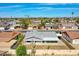 Aerial view of a well-maintained property in a desirable neighborhood at 4929 W Christy Dr, Glendale, AZ 85304