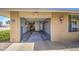 Spacious two car garage offers ample room for vehicles and storage at 9806 W Long Hills Dr, Sun City, AZ 85351