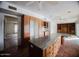 Kitchen with granite countertop island and ample cabinet space at 1111 E Village Circle N Dr, Phoenix, AZ 85022