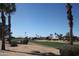 Picturesque view of the golf course from the property, featuring lush greens and mature trees at 14432 W Robertson Dr, Sun City West, AZ 85375