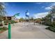 Interactive community splash pad with colorful water features and the Sonora Foothills water tower at 2425 W Bronco Butte Trl # 2030, Phoenix, AZ 85085