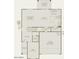 Detailed floorplan showcasing the first floor layout and dimensions of the home at 2528 S 244Th Dr, Buckeye, AZ 85326