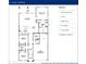 Azure - First Floor plan showing layout with 3 bedrooms, 2 baths and 3-car tandem garage at 4157 W Eli Dr, San Tan Valley, AZ 85144