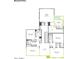 Detailed second floorplan showcasing bedroom locations, bathroom placements, and loft space at 5711 S Quartz St, Gilbert, AZ 85298