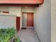 Home entryway with a secure front door, and maintained walkway at 633 W Southern Ave # 1115, Tempe, AZ 85282