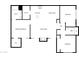 Detailed floor plan showcasing the layout of the two-bedroom home at 633 W Southern Ave # 1115, Tempe, AZ 85282