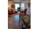 Inviting living room featuring stylish furniture and an eye-catching, colorful rug at 8649 E Royal Palm Rd # 213, Scottsdale, AZ 85258