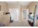 Bedroom featuring neutral tones, a storage closet, and an abundance of natural light at 1152 W Horseshoe Ave, Gilbert, AZ 85233