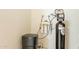 Close up of the water softener system, ensuring quality water throughout the home at 1488 E Sweet Citrus Dr, Queen Creek, AZ 85140
