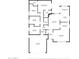 Detailed floor plan showing layout of bedrooms, bathrooms, kitchen, living areas and garage at 1801 E Hearn Rd, Phoenix, AZ 85022