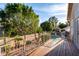 A spacious balcony with a view of pool and lush trees at 21041 N 61St Dr, Glendale, AZ 85308
