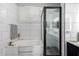 This updated bathroom boasts a separate shower and soaking tub at 21041 N 61St Dr, Glendale, AZ 85308