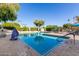 Take a dip in this well-maintained community pool featuring plenty of seating and shade at 2256 S Noche De Paz --, Mesa, AZ 85202