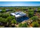Aerial view of home with desert landscaping, back patio, and a private pool at 27467 N 75Th Way, Scottsdale, AZ 85266