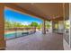 Covered patio with views of the pool at 27467 N 75Th Way, Scottsdale, AZ 85266