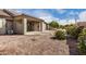 Well-maintained backyard with desert landscaping and a covered patio, with ample space for outdoor enjoyment at 4202 E Broadway Rd # 93, Mesa, AZ 85206