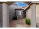 Covered front walkway leading to the front door at 4202 E Broadway Rd # 93, Mesa, AZ 85206