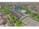 Extensive community amenities including a lake, pool, tennis courts, and parking at 44196 W Askew Dr, Maricopa, AZ 85138