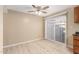 A view of the dining area adjacent to the kitchen with sliding glass doors at 6565 N 19Th Ave # 37, Phoenix, AZ 85015