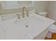 Bathroom with a newly updated countertop, modern faucet and a neutral color palette at 7103 N 28Th Dr, Phoenix, AZ 85051