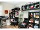 Organized home office space with desk, storage, and display shelves at 808 E Constance Way, Phoenix, AZ 85042