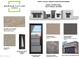 Happy Valley Ranch II HOA color board showcasing exterior finishes and materials for a cohesive design at 8730 E Tether Trl, Scottsdale, AZ 85255