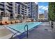 Resort-style pool with comfortable seating and stunning views of the complex at 120 E Rio Salado Pkwy # 101, Tempe, AZ 85281