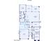 Detailed home floor plan showcasing the layout of bedrooms, bathrooms, and kitchen at 13803 W Calle De Baca --, Peoria, AZ 85383