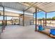 Spacious horse shelter featuring a concrete floor, overhead protection, and secure fencing at 18637 E Flintlock Dr, Queen Creek, AZ 85142