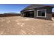 Good-sized dirt backyard with covered patio at 22961 E Twin Acres Dr, Queen Creek, AZ 85142