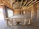View of wood framing with space for electrical, plumbing, and gas utilities, offering customization at 22961 E Twin Acres Dr, Queen Creek, AZ 85142