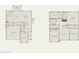 A floor plan showcasing the layout of the home's two levels and various rooms at 42885 W Peters Dr, Maricopa, AZ 85138