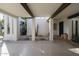 Spacious carport featuring modern architectural details and tranquil desert landscaping at 8720 E Via De Dorado --, Scottsdale, AZ 85258