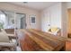 Bright dining room features a rustic wood table and access to a patio at 8720 E Via De Dorado --, Scottsdale, AZ 85258