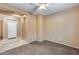 Bedroom with neutral walls and carpet, offering a serene atmosphere at 9952 W Jessie Ln, Peoria, AZ 85383
