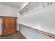 Walk-in closet with shelving, wooden rods, and built-in wooden drawers at 9952 W Jessie Ln, Peoria, AZ 85383