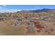 An aerial view of the community park including a playground and pickle ball court at 12686 E Pivot Peak --, Gold Canyon, AZ 85118