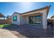 Backyard featuring a covered patio and mountain views, perfect for outdoor relaxing at 12686 E Pivot Peak --, Gold Canyon, AZ 85118