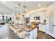 Modern kitchen featuring an island with barstool seating, stainless steel appliances, and ample counter space at 1950 E Lantana Dr, Chandler, AZ 85286