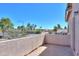 Private balcony with views of the street and neighborhood, blending indoor and outdoor living at 1980 N Santa Fe Ct, Casa Grande, AZ 85122