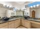 Bathroom featuring large mirrors, granite countertops, and stylish vessel sinks at 24019 N 112Th Pl, Scottsdale, AZ 85255