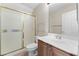 Bathroom with frosted glass shower at 2925 E Cathy E Dr, Gilbert, AZ 85296