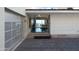 Contemporary home featuring a clear glass front door with a view of the horizon at 4959 E Red Rock Dr, Phoenix, AZ 85018