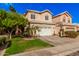 Beautiful two-story home featuring a two-car garage, landscaped yard, and inviting curb appeal at 7520 S Jentilly Ln, Tempe, AZ 85283