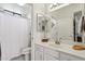 Bright bathroom with white vanity and good storage at 10401 N Saguaro Blvd # 104, Fountain Hills, AZ 85268